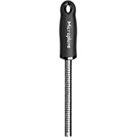 Microplane Rallador para Especias- Acero Inoxidable- Negro- 22.90x3x2.56 cm